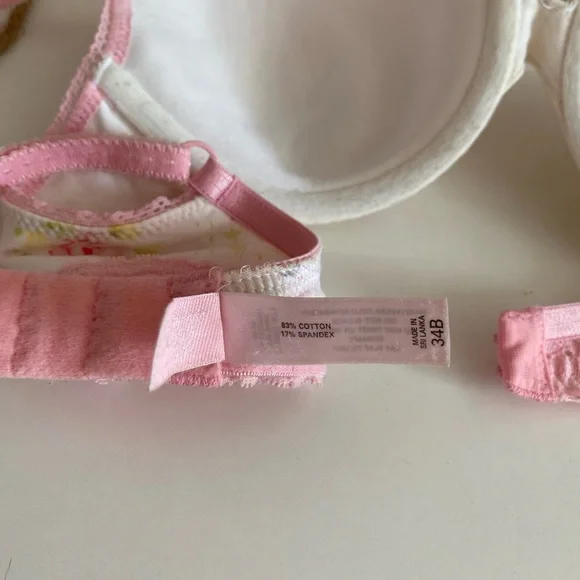 Victoria’s Secret floral cotton bra 34B - Picture 5 of 6